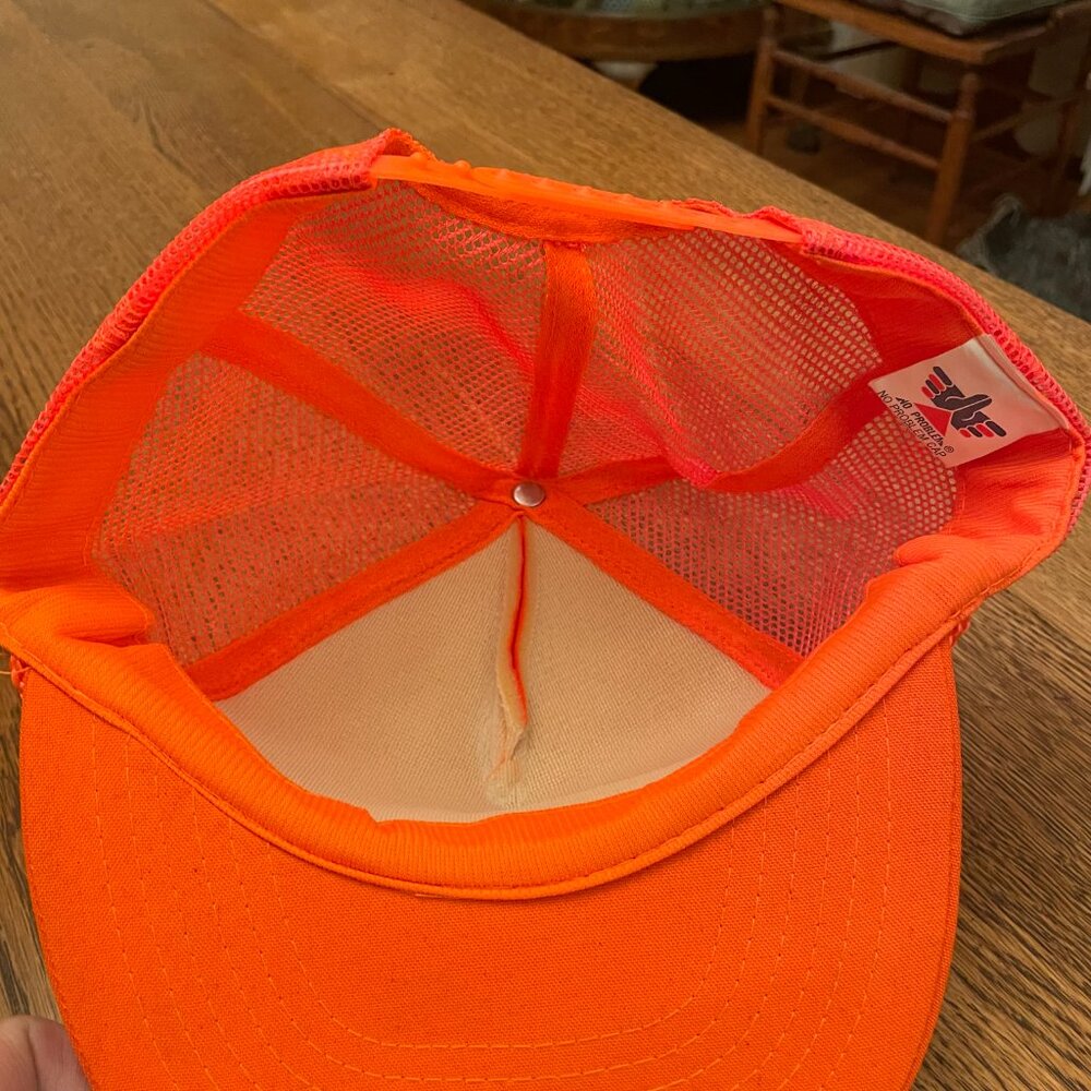 Vintage Idaho Hunter Education Graduate Orange Snapback Trucker Hat Cap - Picture 11 of 13